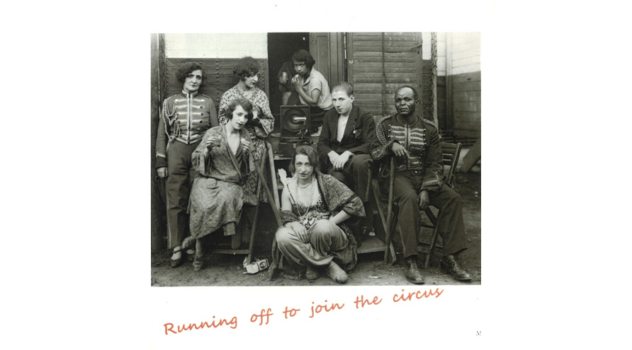 12 - running off to join the circus archival photo